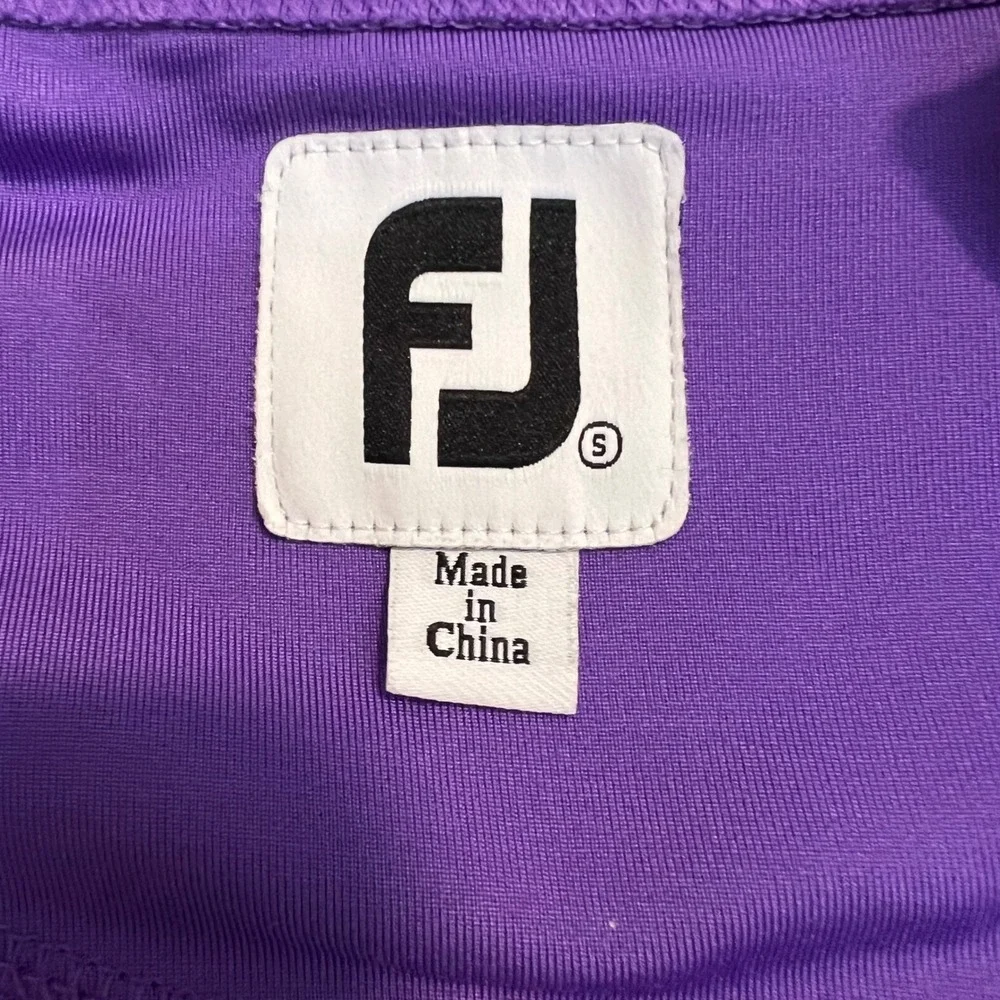 FootJoy | Full Zip Up Performance Purple Athletic Jacket Size‎ Small Gorpcore